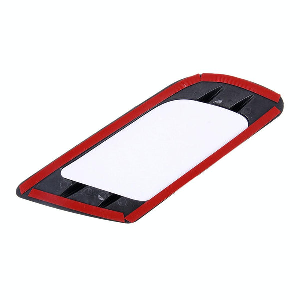 2 PCS Euro Style Plastic Decorative Air Flow Intake Turbo Bonnet Hood Side Vent Grille Cover With Self-adhesive Sticker(Silver)