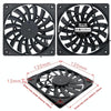 FANNER Ice Soul F12012 Desktop Chassis Ultra-thin 4pin Cooling Fan Intelligent PWM Speed Regulation(Black)