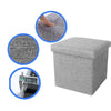 Home Foldable Fabric Storage Chairs Multifunctional Square Sofa, Color: Green