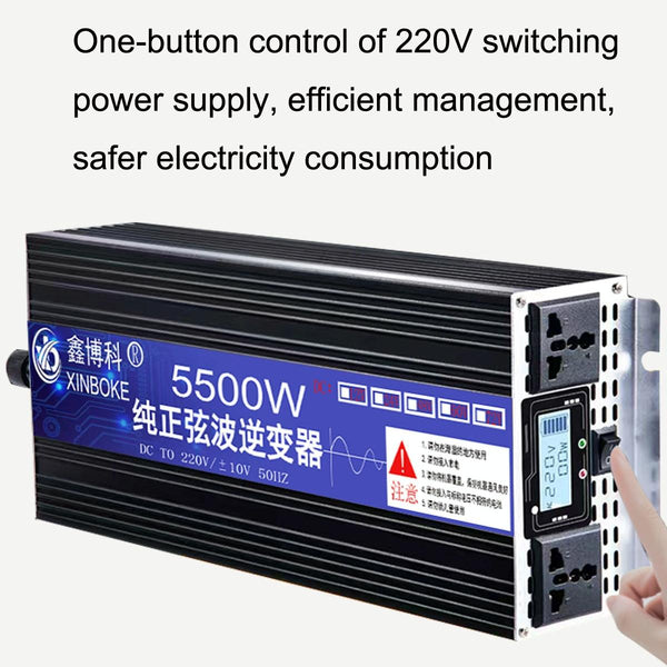 XINBOKE High Power Household Car Sine Wave Inverter 48V 1600W To 220V 800W(Single Display)
