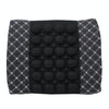 12V Four Season Chemical Fiber Wrapping Lumbar Seat Relaxation Waist Support Cushion for Car Office Family (White)