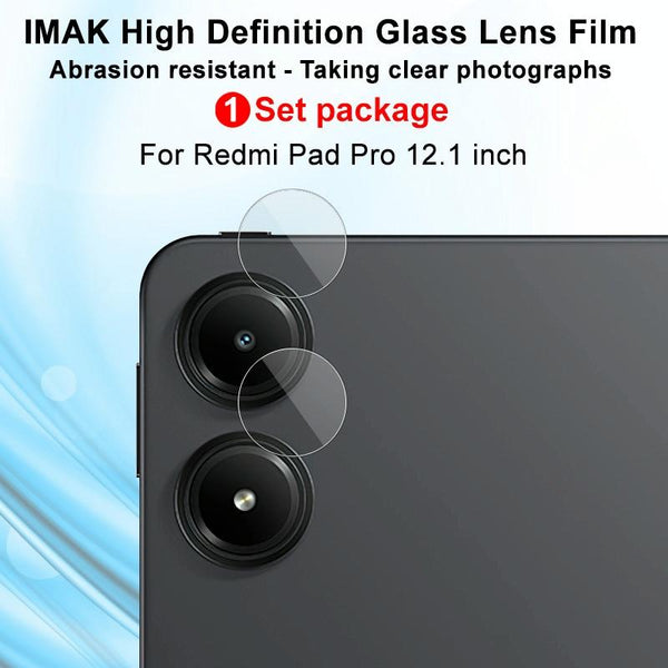 For Redmi Pad Pro 12.1 2 PCS/Set IMAK HD Glass Rear Camera Lens Film