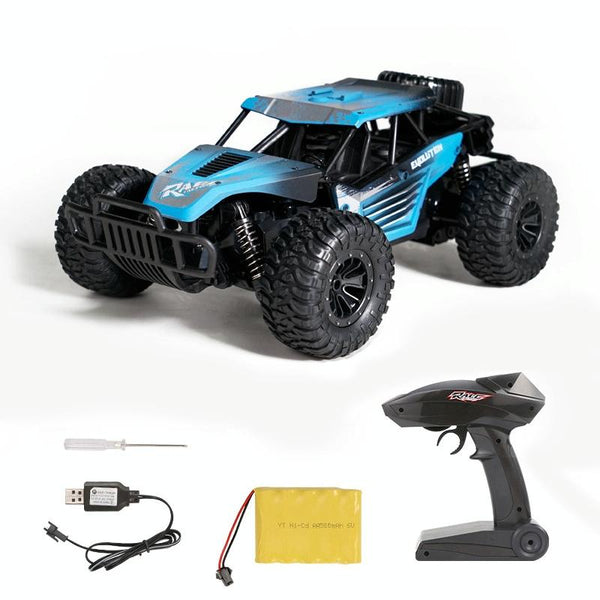 HELIWAY DM-1801 2.4GHz Four-way Remote Vehicle Toy Car with Remote Control(Blue)