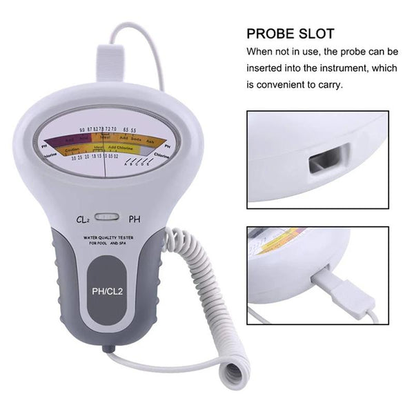 PC102 Swimming Pool Water Quality Tester PH Test Pen Chlorine Gas Water Quality Tester