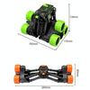 Remote Control Off-Road Tumbling Stunt Car Climbing Telescopic Deformation Toy Remote Control Car(Black Green)