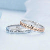 BSR337-A Sterling Silver S925 Geometric White Gold Plated Zirconia Curved Signet Ring(No.6)
