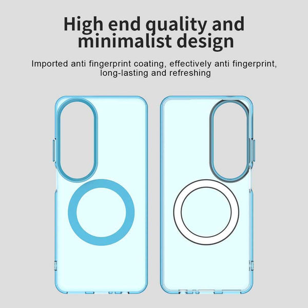For OPPO A60 Global Candy Magsafe PC Hybrid TPU Phone Case(Blue)
