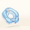 Cute Cartoon Chick Pattern Transparent PVC Adjustable Inflatable Baby Swimming Float Ring Neck Ring(Blue Large)