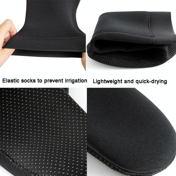 3mm Diving Socks Swimming Warm Deep Diving Waterproof Long Tube Beach Socks, Size: S