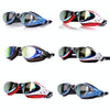 WAVE Electroplating HD Anti-fog Myopia Swimming Glasses, Color: Red Black 800 Degree