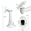 Adjustable CCTV Camera Wall Mount Bracket, ABS Plastic, White