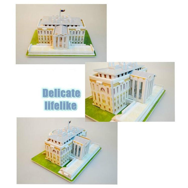 3 PCS 3D Puzzle Mini World Building Model Children Assembling Intellectual Toys(Mayan Pyramid)