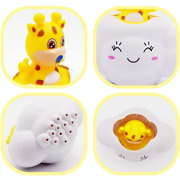 Fallow Deer Rain Cloud Children Baby Bathing Beach Play Toys(White)