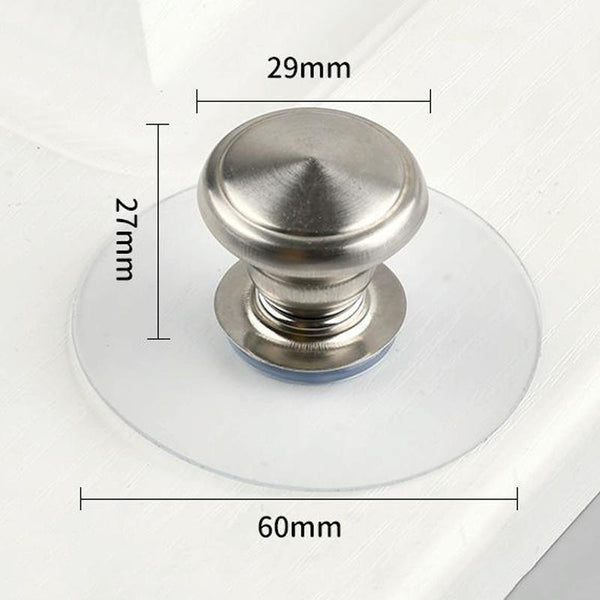 Hole-free Wardrobe Handles Drawer Glass Door Adhesive Household Round Handle, Spec: I