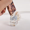 2pcs Business Card Holder Photo Clip Mold DIY Crystal Glue Resin Mold, Style: Hexagon 002
