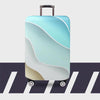 Travel Abrasion-resistant Elastic Luggage Protective Cover Suitcase Dust Covers, Size:29-32 inch(Gradient Ripple)