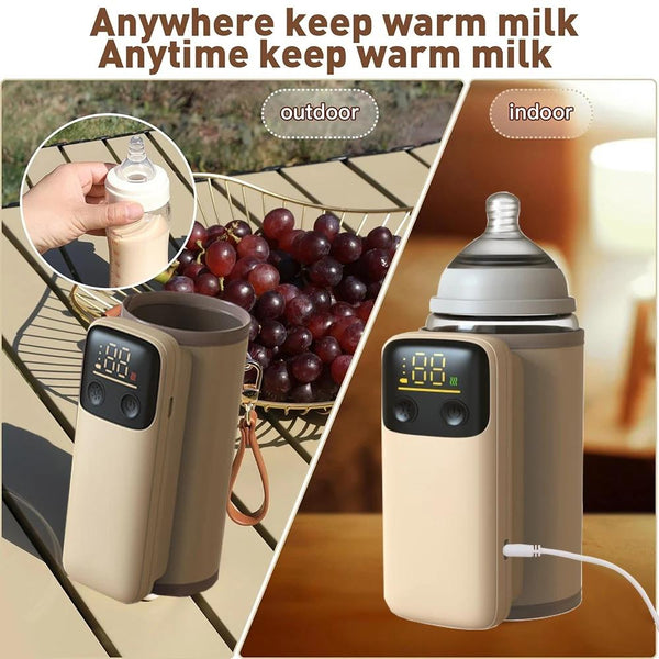 18W Fast Charging Baby Bottle Warmer With Digital Display, Spec: Standard Version