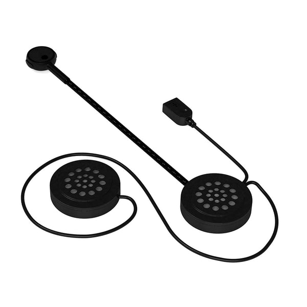 MH02 Bluetooth V4.0 Helmet Headset 5V for Motorcycle Driving with Anti-interference Microphone(Black)