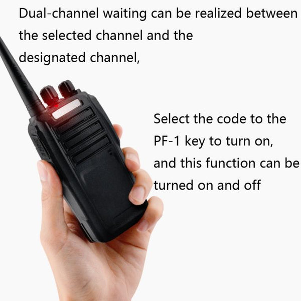 Baofeng BF-UV6D Civil Hotel Outdoor Construction Site Mobile High-power Walkie-talkie, Plug Specifications:EU Plug