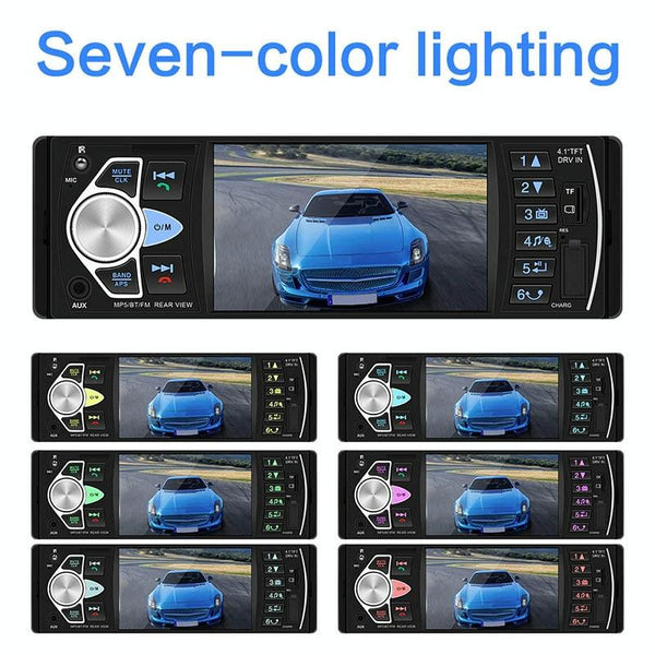 SWM-4022D HD 4.1 inch 12V Universal Car Radio Receiver MP5 Player, Support FM & Bluetooth & TF Card with Remote Control