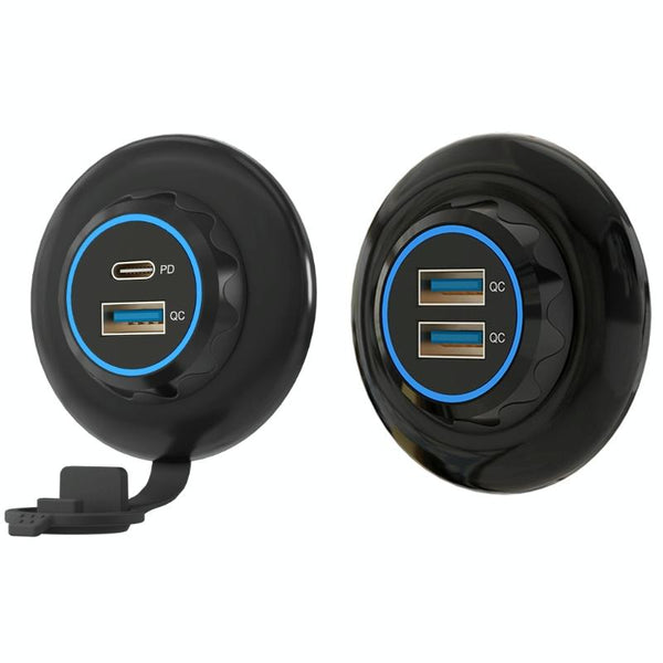 30W Car Ship Mobile Phone Fast Charging Modified USB Charger, Specifications: QC3.0+PD