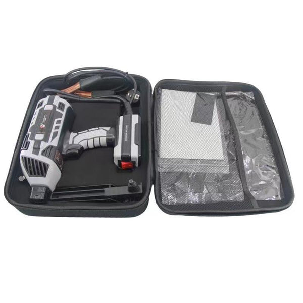 Handheld Welding Machine Home Small Portable Inverter Welder(Green EU Plug 220V)
