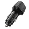 BOROFONE BZ31 Solid Single-port QC3.0 USB Car Charger(Black)