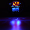 Universal Car Single Port USB Charger Power Outlet Adapter 2.1A 5V IP66 with LED Digital Voltmeter + 60cm Cable(Red Light)