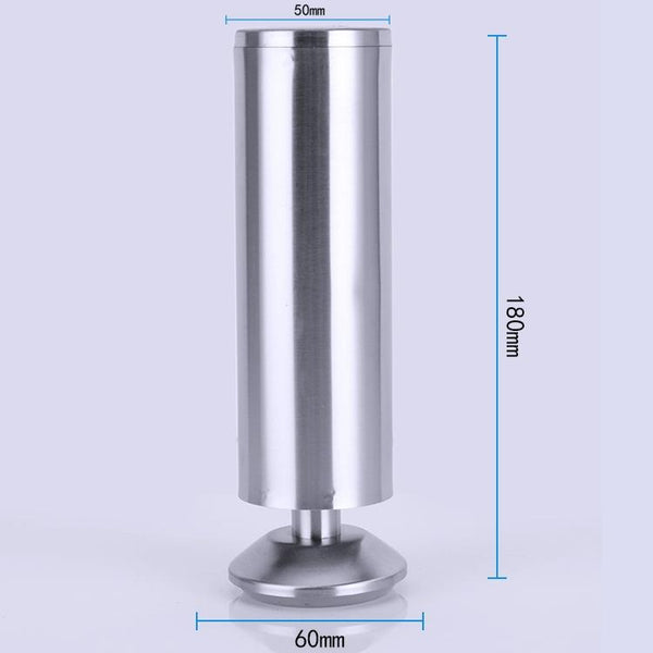 Stainless Steel Wire Drawing Thickened Column Sofa Furniture Cabinet Foot, Height: 180mm