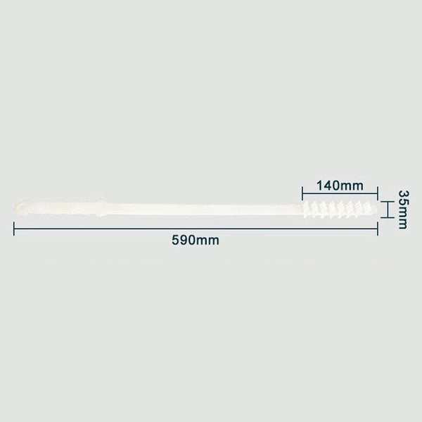 Washing Machine Inner Barrel Cleaning Brush Cleaning Air Conditioner Long Handle Brush Sink Crevice Brush(White)