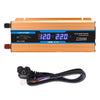 Carmaer Modified Sine Wave 60V to 220V 2200W Car Multi-function Double Digital Display Inverter Household Power Converter