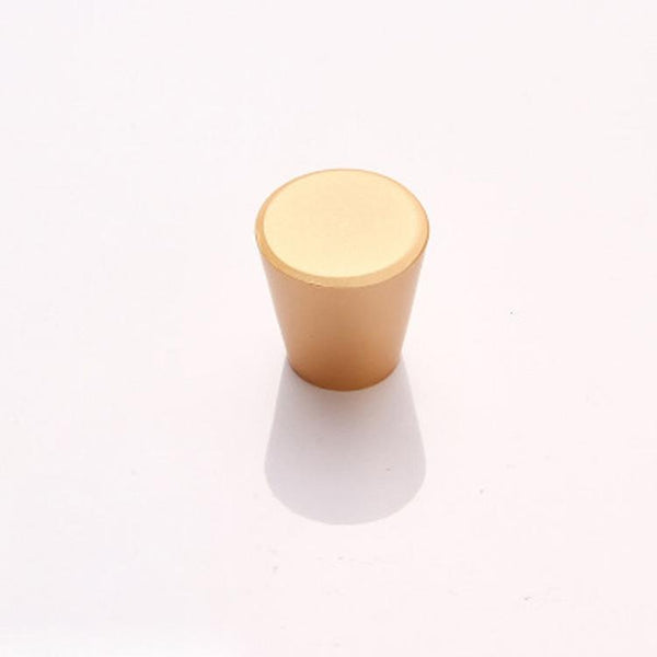 9001 Simple Furniture Cabinet Handle Aluminum Profile Round Handle (Gold)
