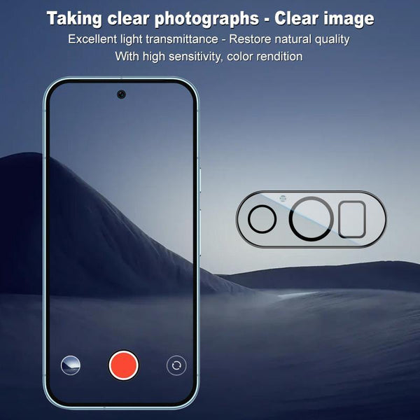 For Google Pixel 9 Pro IMAK High Definition Rear Camera Glass Lens Film, Black Eye Design