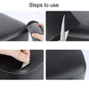 10x20cm Self-Adhesive PU Leather Patch Sticker Sofa Seat Small Hole Repair Patch(Dark Brown)