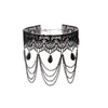Fringe Lace Gothic Lolita Vintage Necklace,Style: 1530