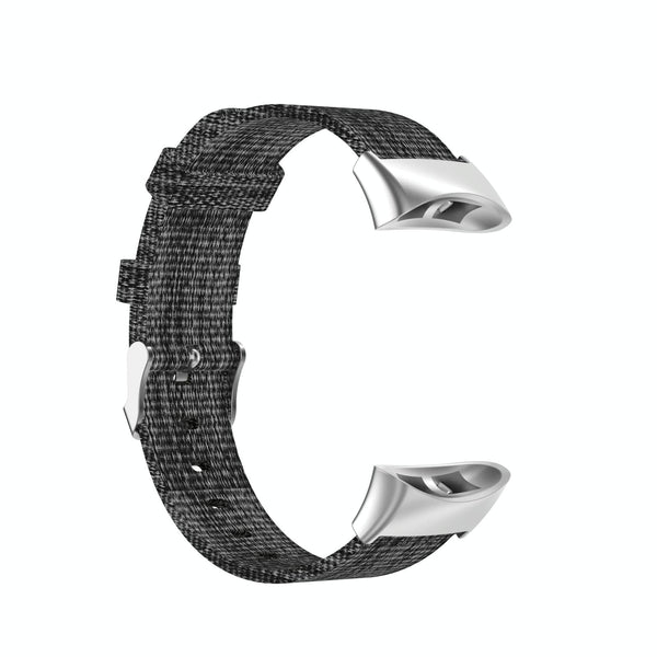 For Garmin Forerunner 45 / 45S / Swim 2 Universal Nylon Canvas Watch Band(Grey)