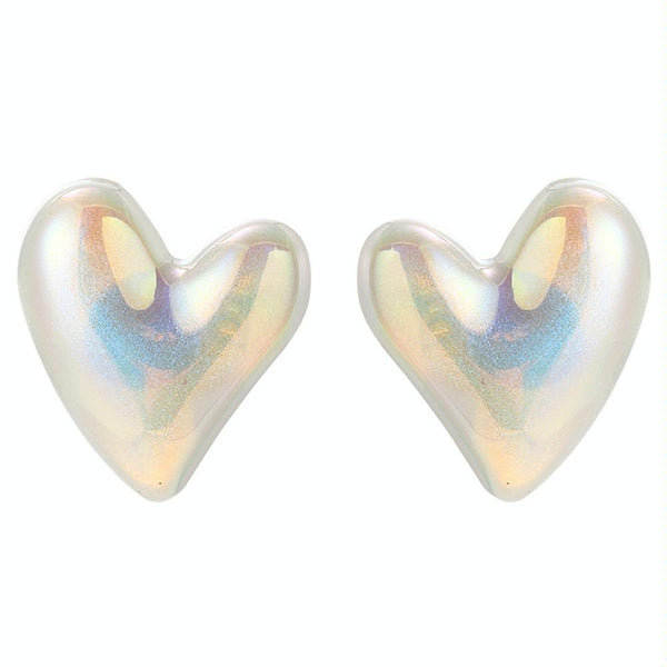 E2209-8 Symphony Asymmetric Love Stud Earrings Jewelry