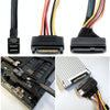 Mini SAS 36P HD8643 To MINI SAS 8639+ 15P Power Hard Drive Data Cable 0.75m