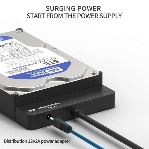 Blueendless US35 USB3.0 To SATA Adapter 2.5 / 3.5-Inch Hard Drive SSD Reader, Spec: USB3.0 AU Plug