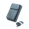 Elephant Pattern Multifunctional Cross Bag Phone Case(Sky Blue)