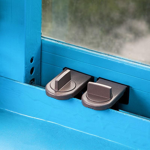 Sliding Sash Stopper Cabinet Locks & Straps Doors Security Anti-theft Lock Window Door Baby Safety Lock