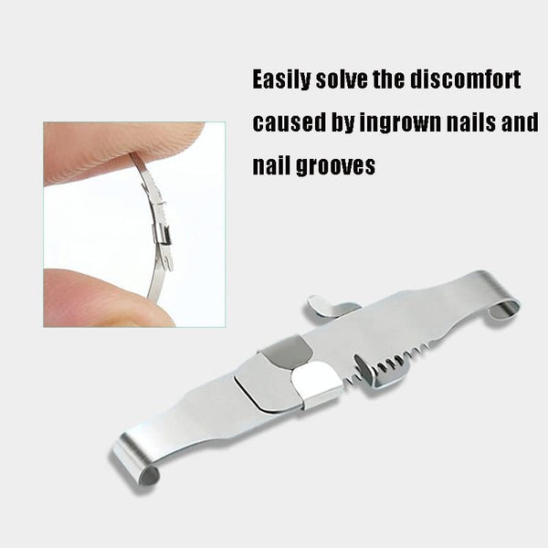 Orthopedic Buckle Toe Nail Groove Ingrown Nail Corrector, Style:No. 42, Specifications:Set