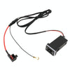 Car QC3.0 Fast Charge USB Interface Modification Charger for Toyota, Fuse to Take Power(Green Light)