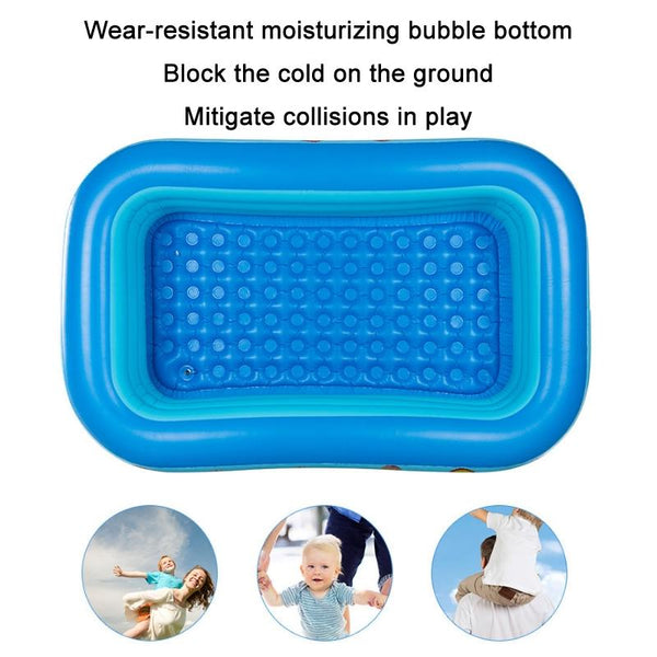 Children Adult Cartoon Inflatable Swimming Ring, Pattern: 1.2m Two Layer Pool