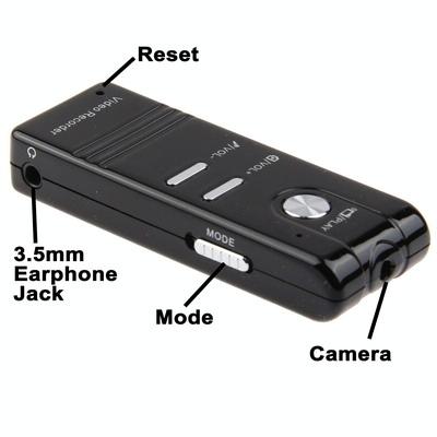 Digital Voice Recorder MP3 Player with 4GB Memory, Support Camera, TF Card, Built in rechargeable Lithium-ion battery (156)