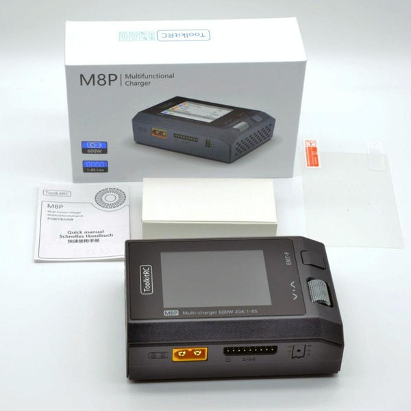 ToolkitRC M8P Aerial Model Drone Powerful Li-Po Battery Balance Charger(Black)