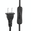 2 Prong Style US Plug AC Power Cord with 304 Switch, Length: 3m (Black)