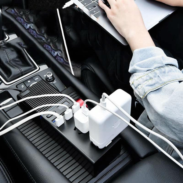 Car Inverter 12v/24v To 220v Household Power Converter Multi-Function Car Socket, Specification:V20-C For Cars