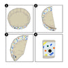80 x 20cm Children Foldable No Need Inflate Bathing Tub Playing House Game Sand Ball Pool(Orange)