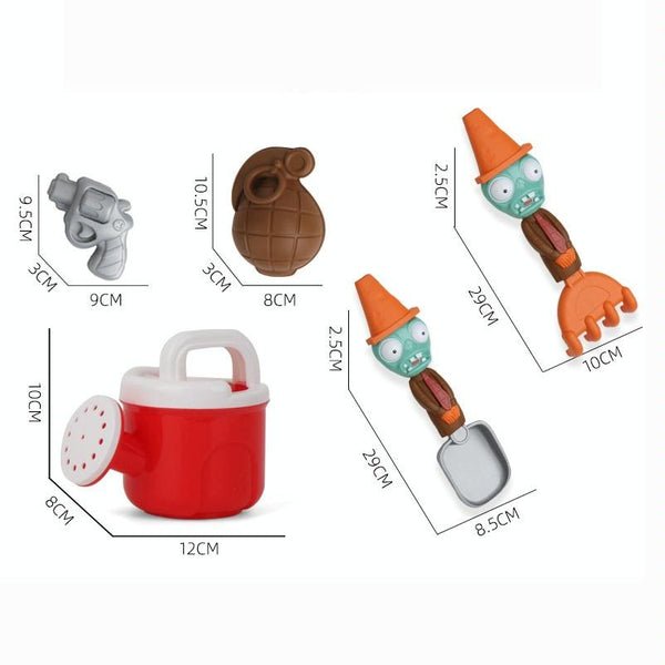 7-piece Children Beach Water Toy(Sunflower)